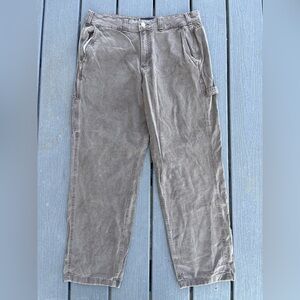 Abercrombie & Fitch Jeans Men’s 33x29 Brown Carpenter Athletic Loose Y2K